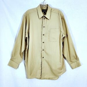 Dockers Light Tan Button Down Dress Shirt